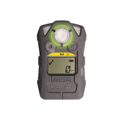 MSA Safety ALTAIR 2X Gas Detector, H2S-Pulse, Low 5, High 10, Charcoal Case, 10157955